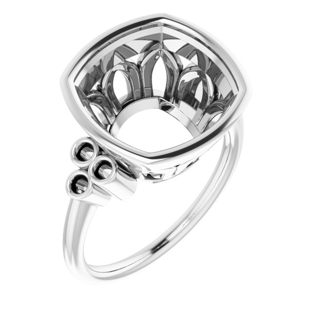 Bezel-Set Accented Ring