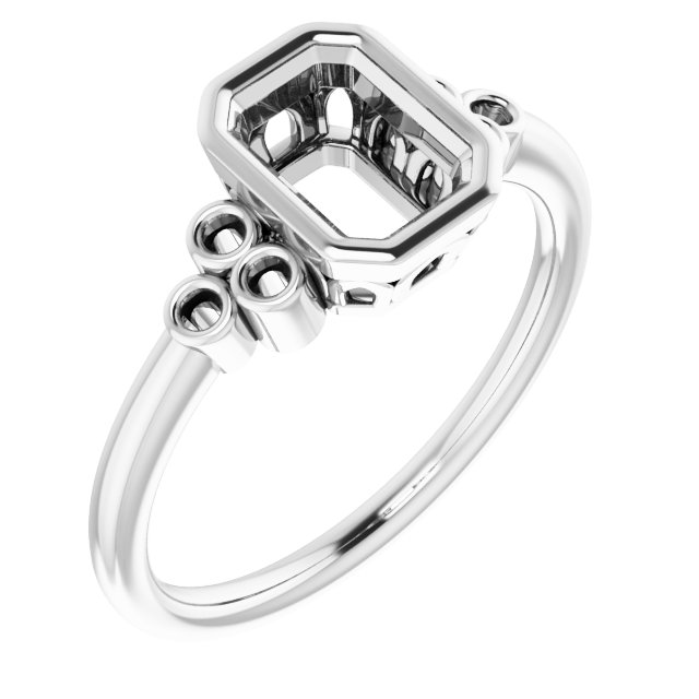 Bezel-Set Accented Ring