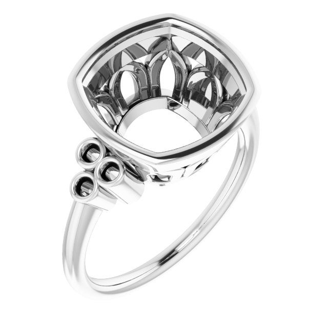 Bezel-Set Accented Ring