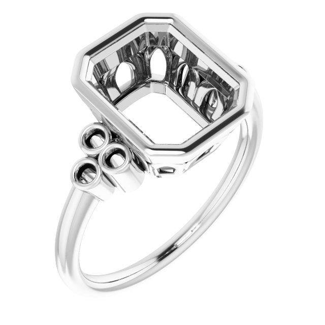 Bezel-Set Accented Ring