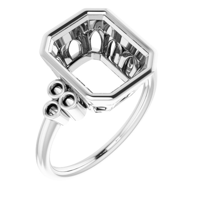 Bezel-Set Accented Ring