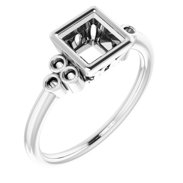 Bezel-Set Accented Ring