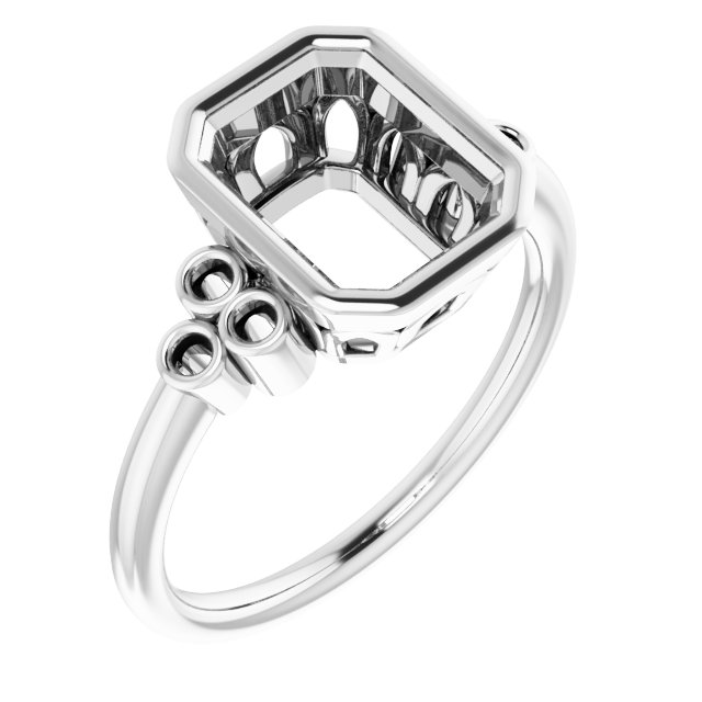 Bezel-Set Accented Ring
