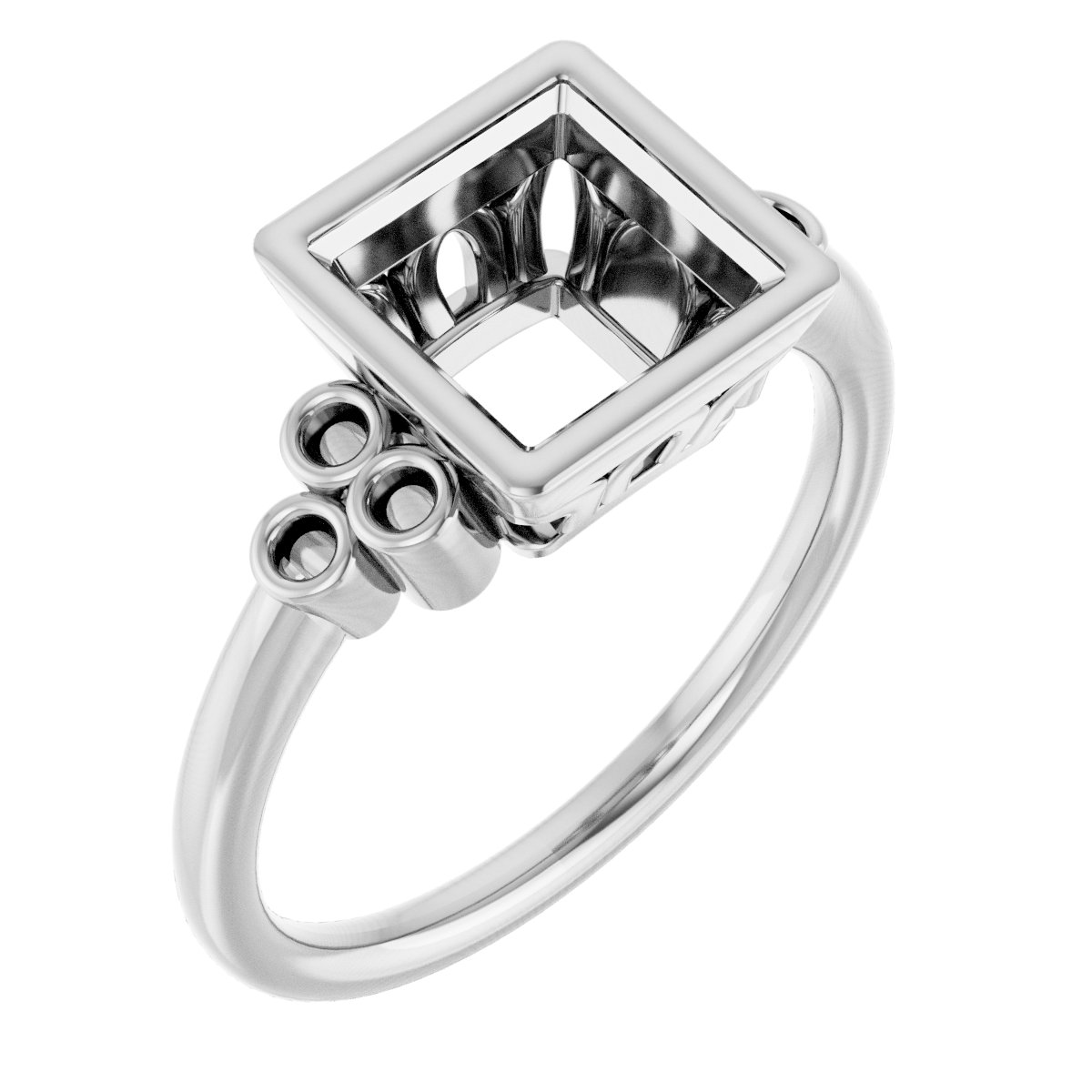 Bezel-Set Accented Ring