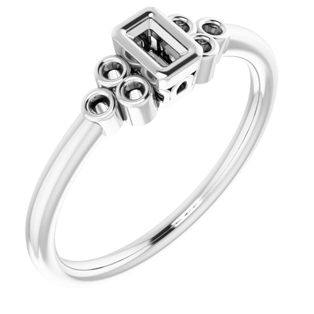 Bezel-Set Accented Ring