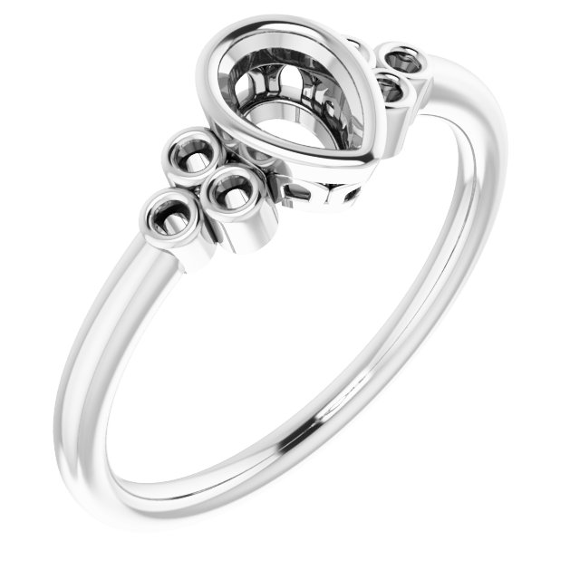 Bezel-Set Accented Ring