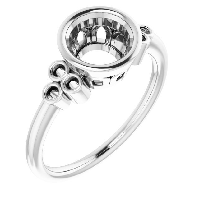 Bezel-Set Accented Ring