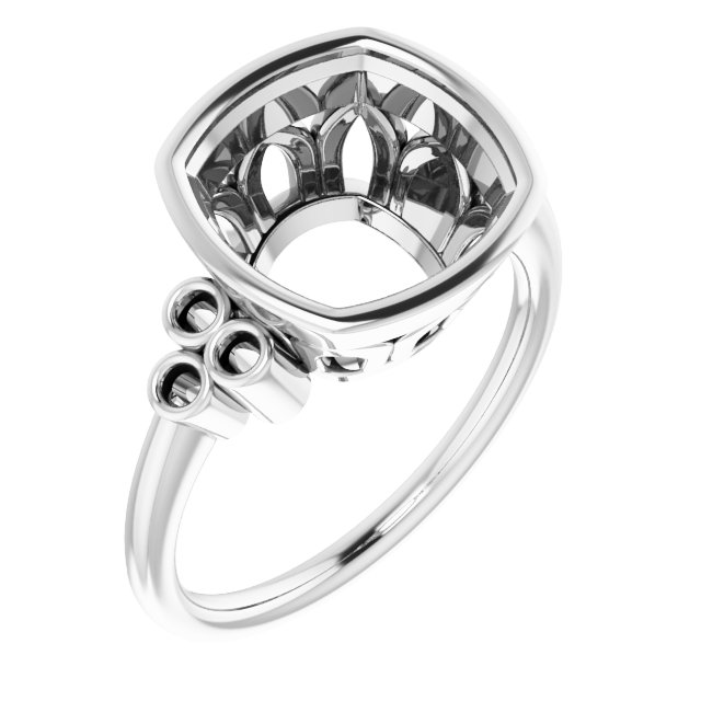 Bezel-Set Accented Ring