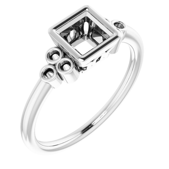 Bezel-Set Accented Ring
