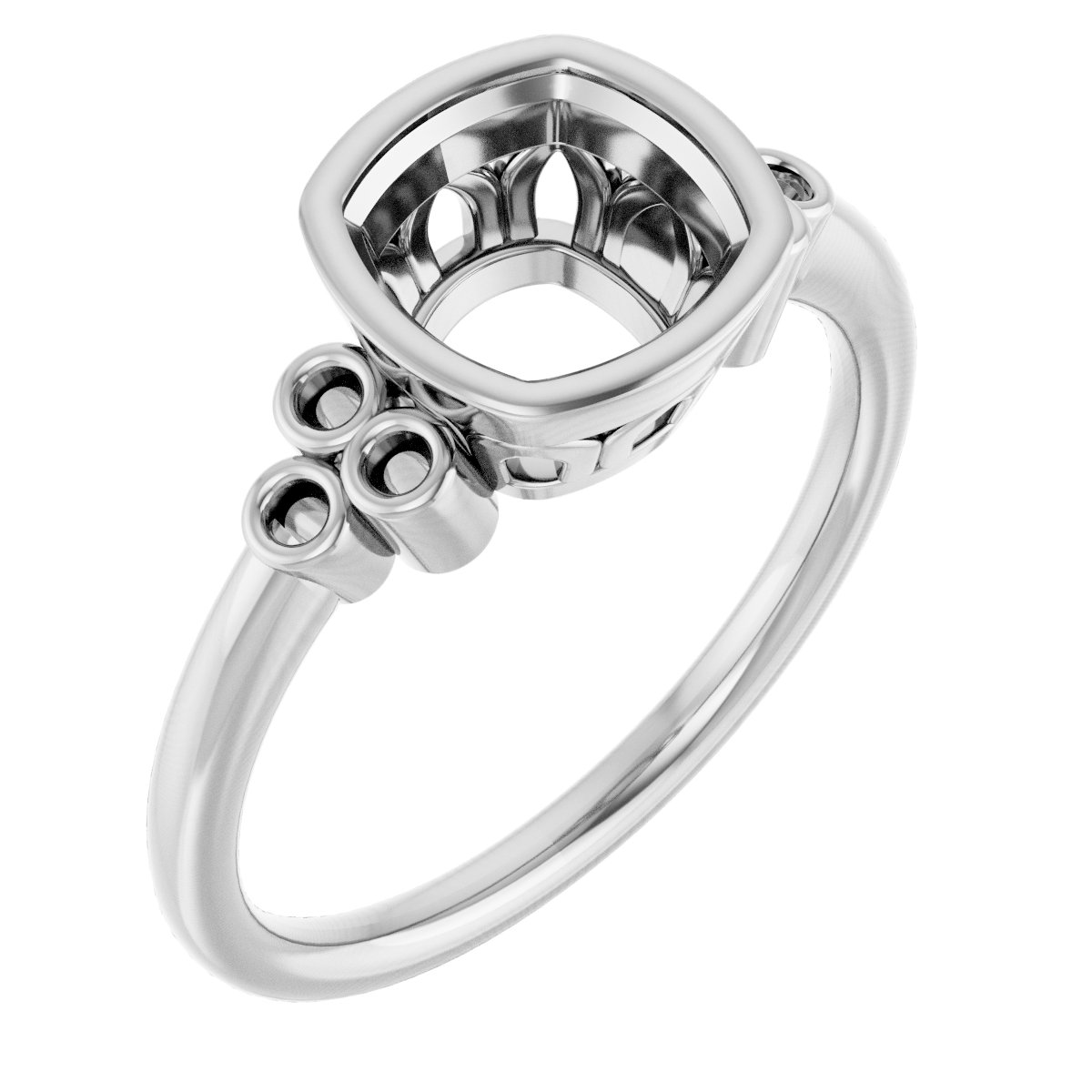 Bezel-Set Accented Ring
