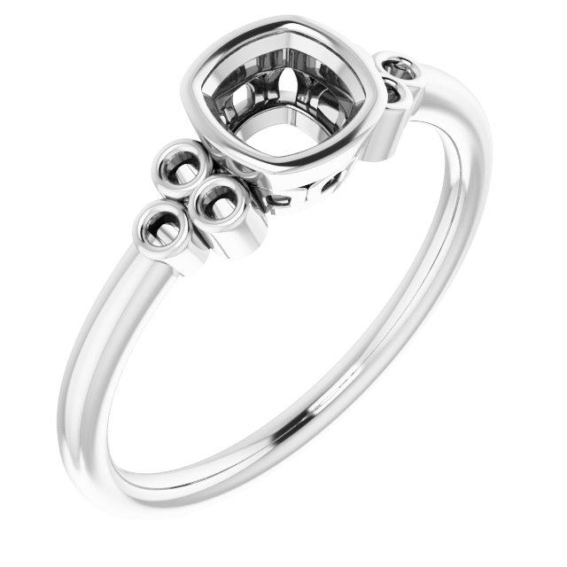 Bezel-Set Accented Ring