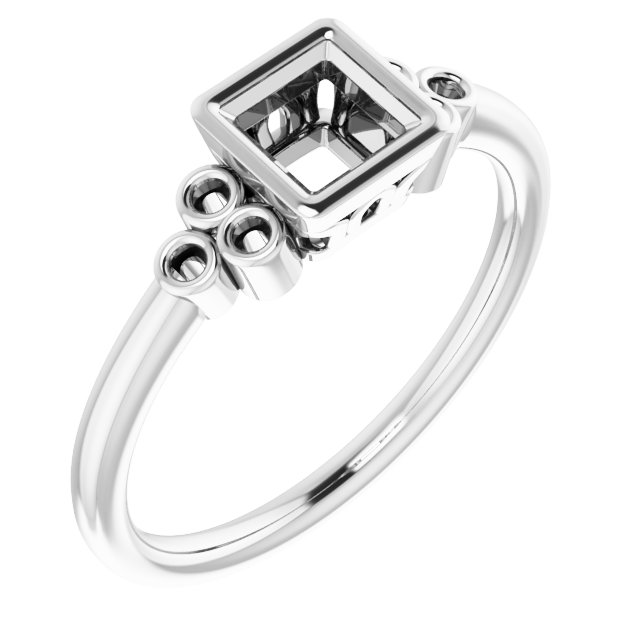 Bezel-Set Accented Ring
