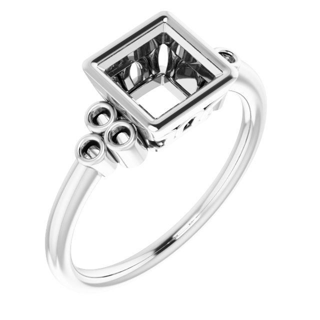 Bezel-Set Accented Ring