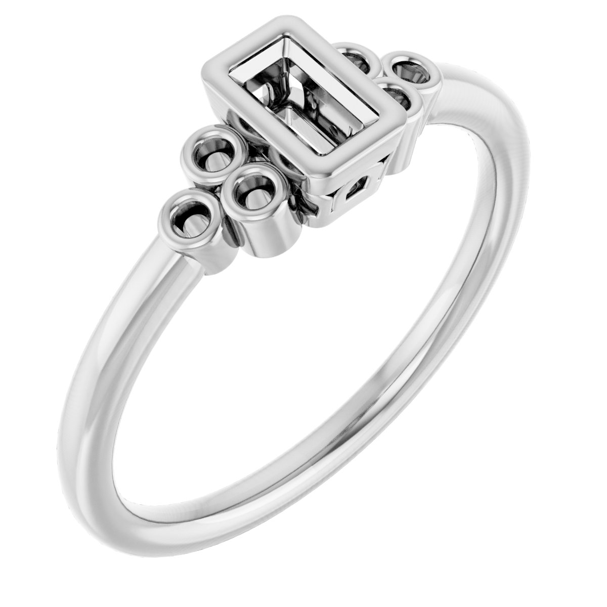 Bezel-Set Accented Ring