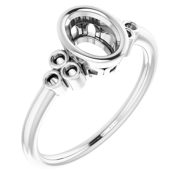 Bezel-Set Accented Ring