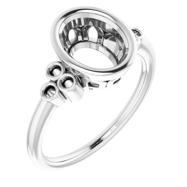 Bezel-Set Accented Ring