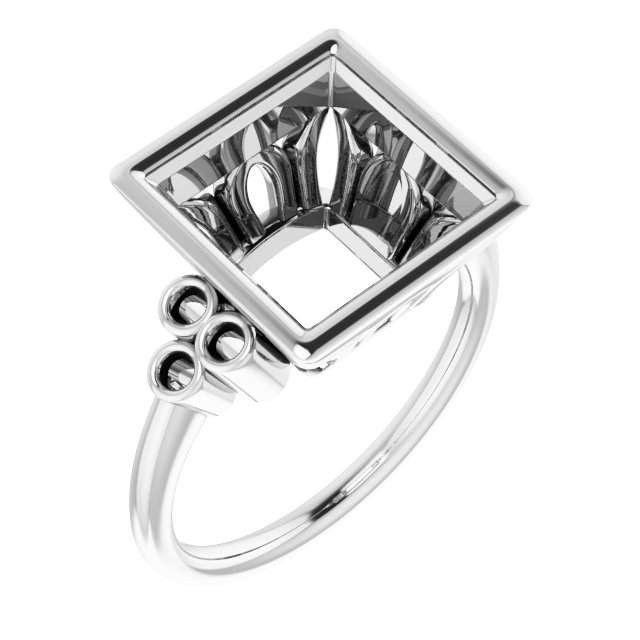 Bezel-Set Accented Ring