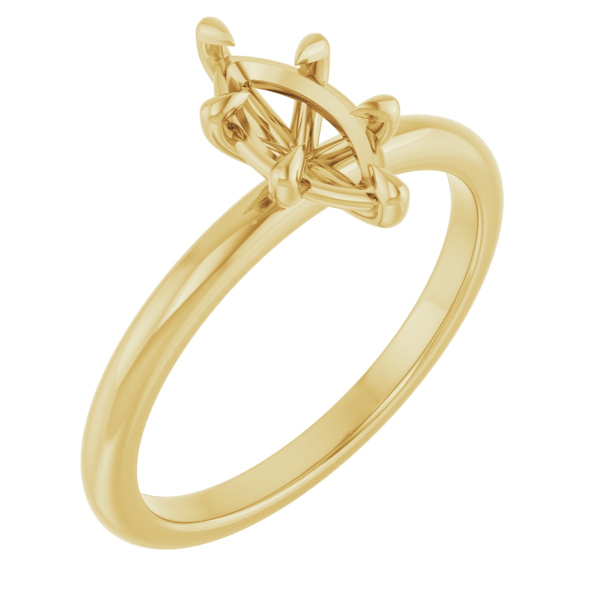Claw-Prong Engagement Ring