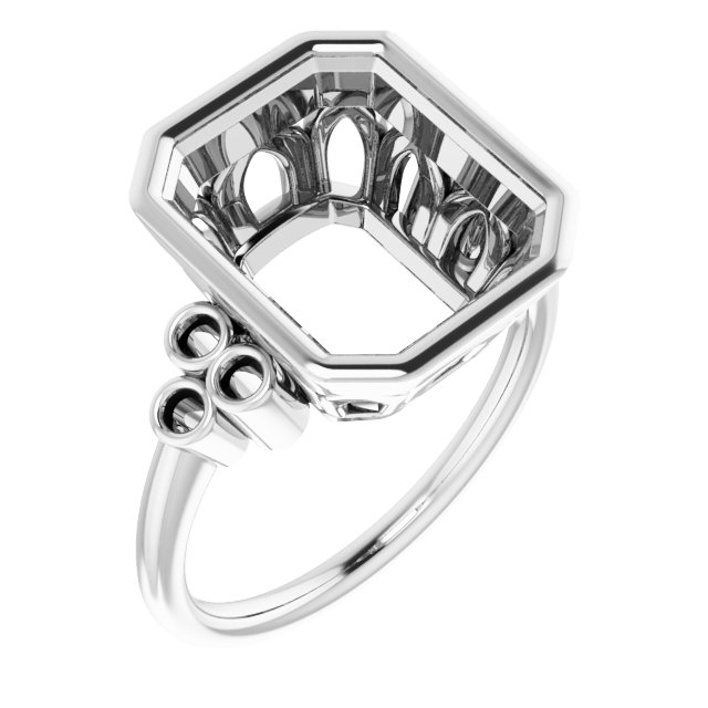 Bezel-Set Accented Ring