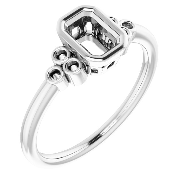 Bezel-Set Accented Ring