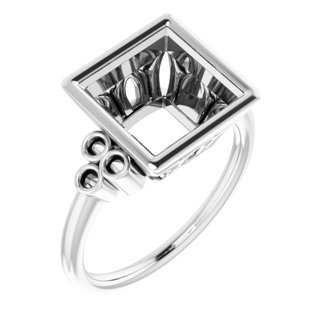 Bezel-Set Accented Ring