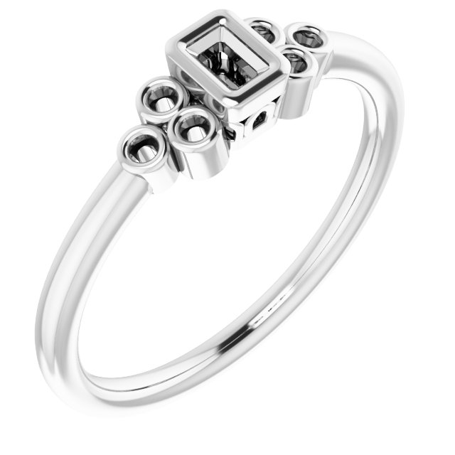 Bezel-Set Accented Ring