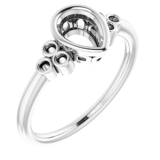 Bezel-Set Accented Ring