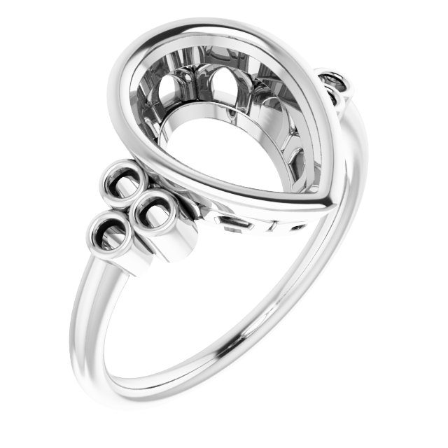 Bezel-Set Accented Ring