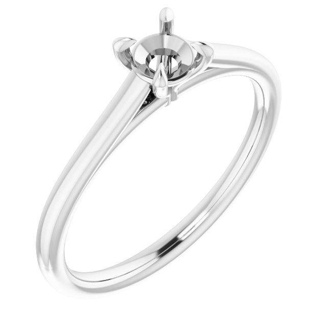 Claw-Prong Solitaire Engagement Ring