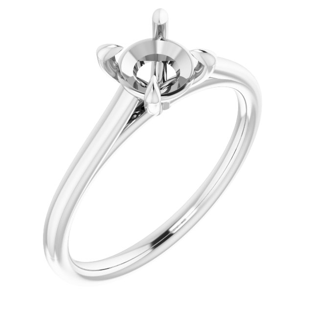 Claw-Prong Solitaire Engagement Ring