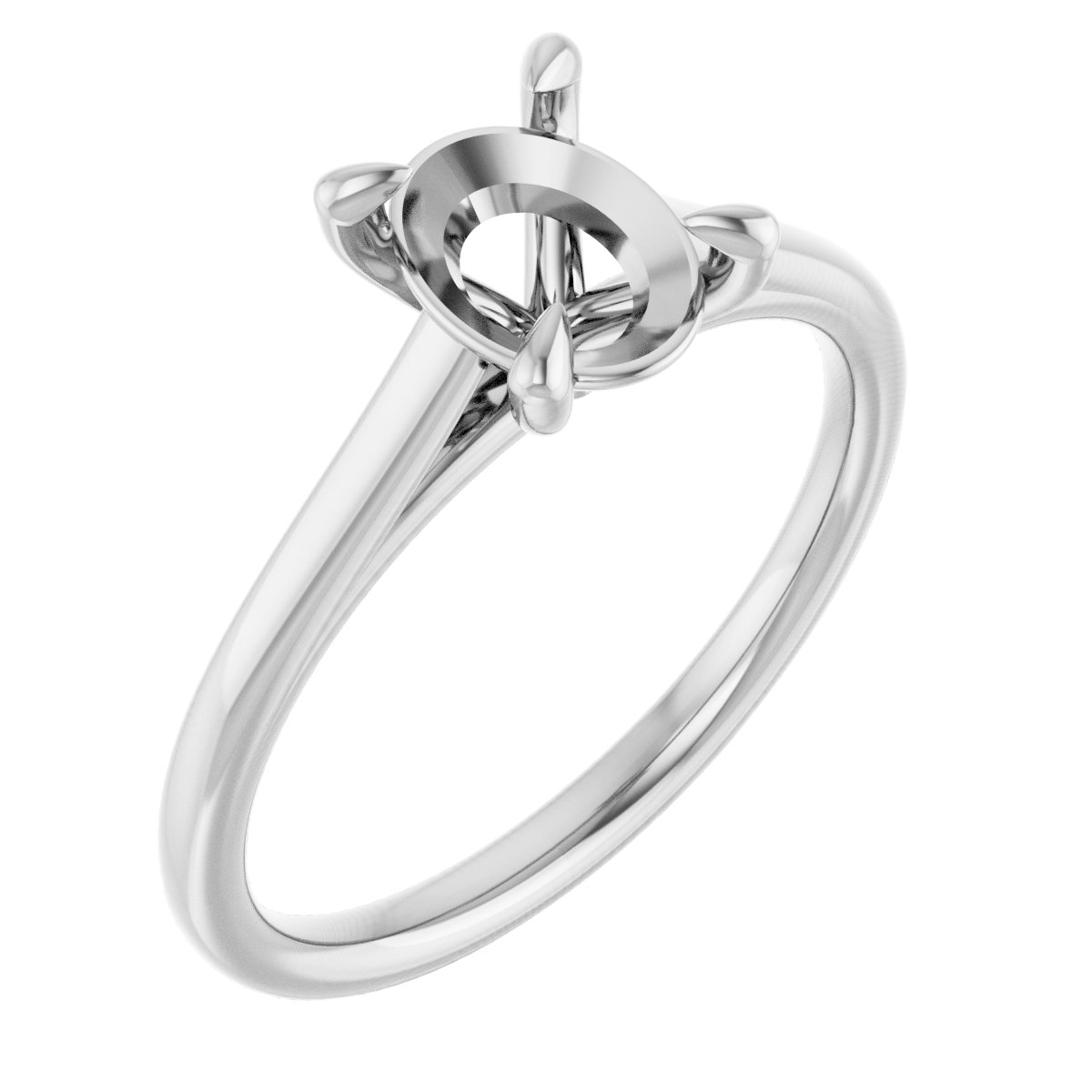 Claw-Prong Solitaire Engagement Ring