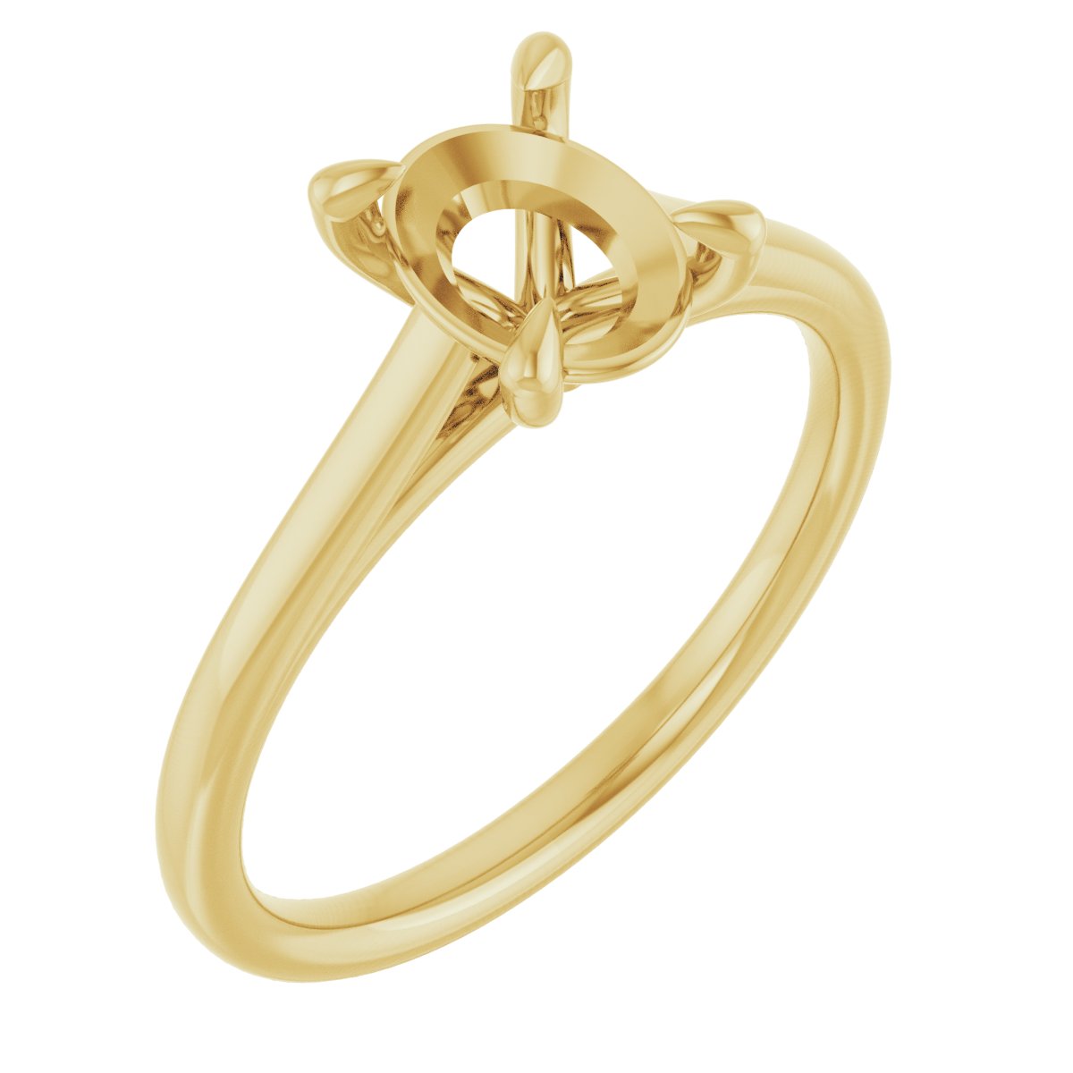 Claw-Prong Solitaire Engagement Ring