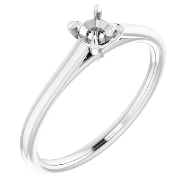 Claw-Prong Solitaire Engagement Ring