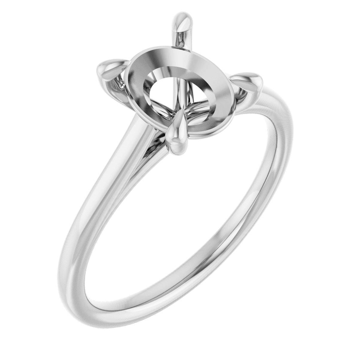 Claw-Prong Solitaire Engagement Ring