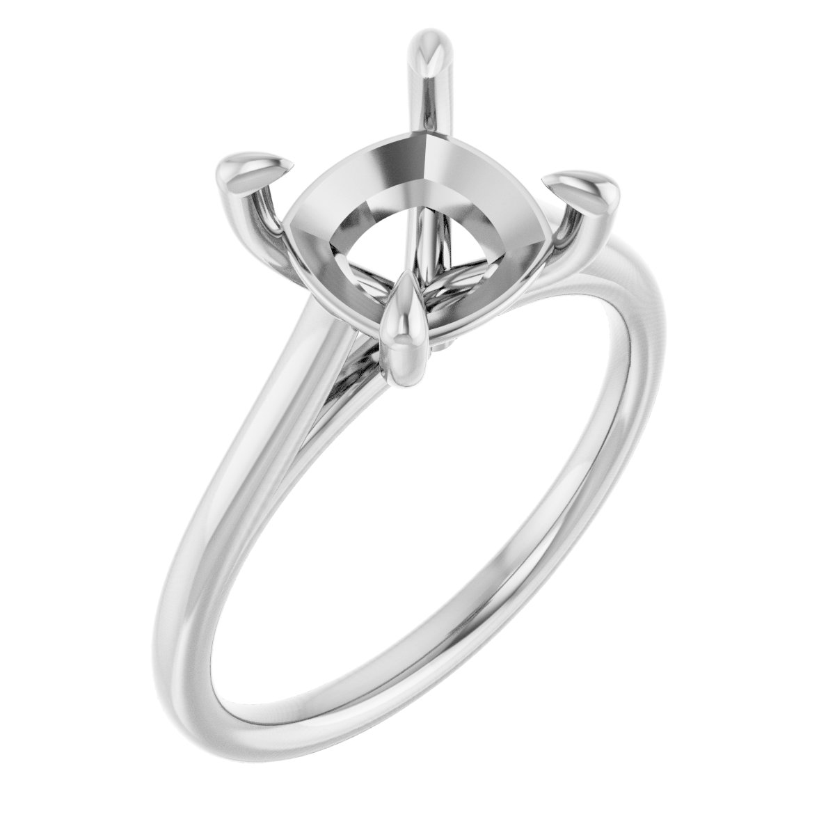 Claw-Prong Solitaire Engagement Ring