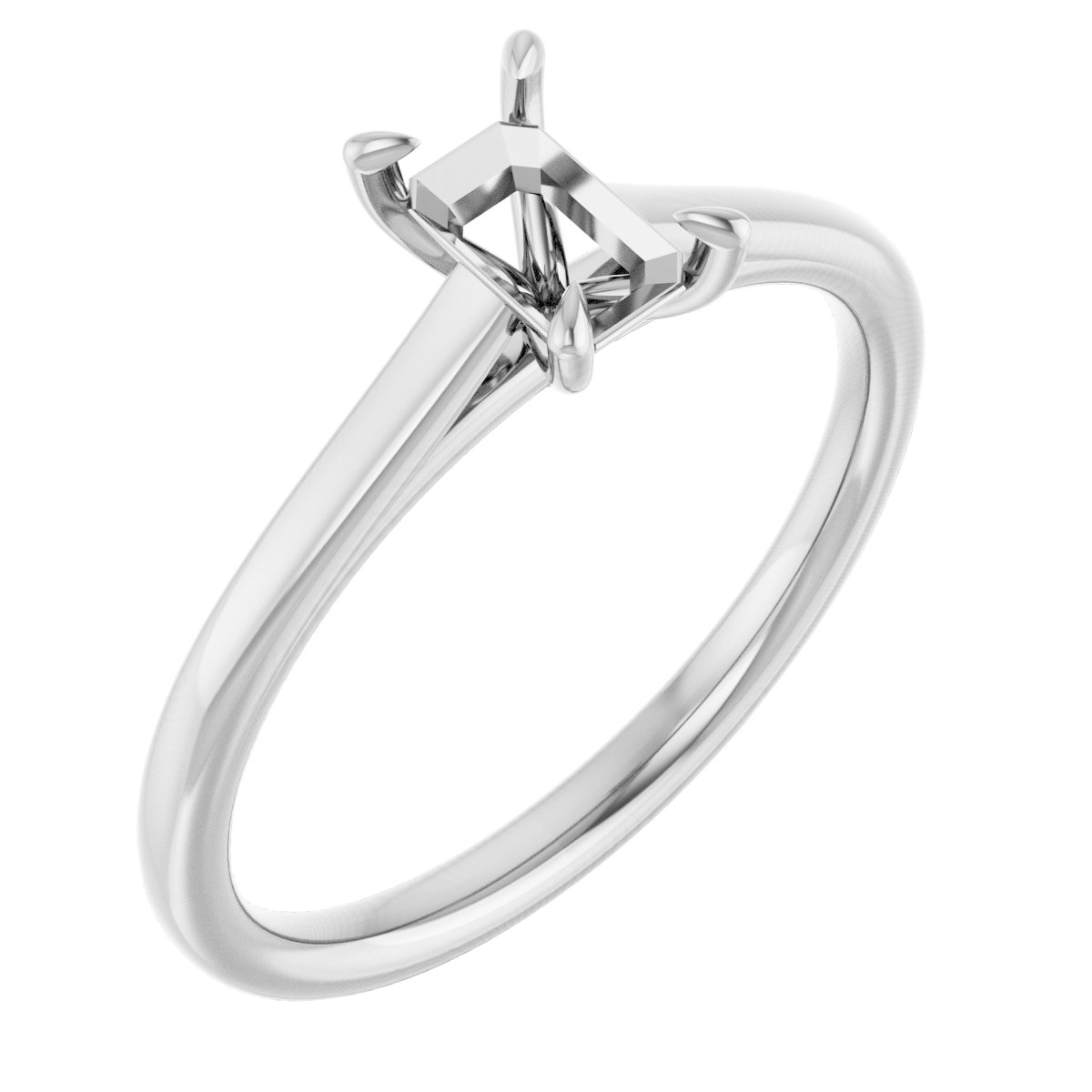 Claw-Prong Solitaire Engagement Ring