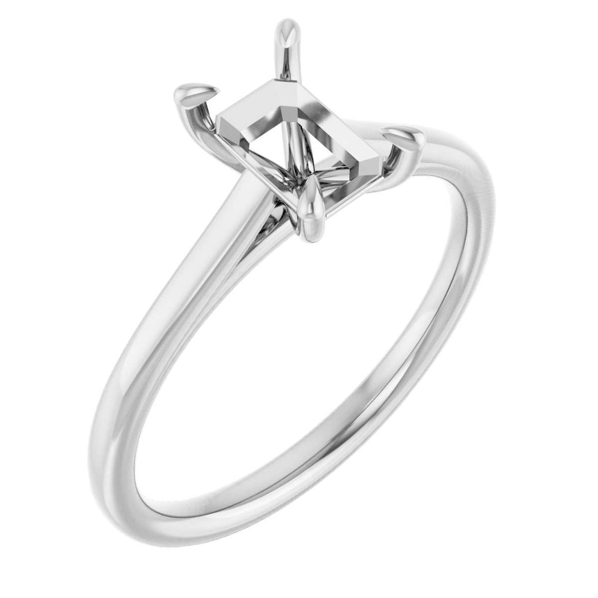 Claw-Prong Solitaire Engagement Ring