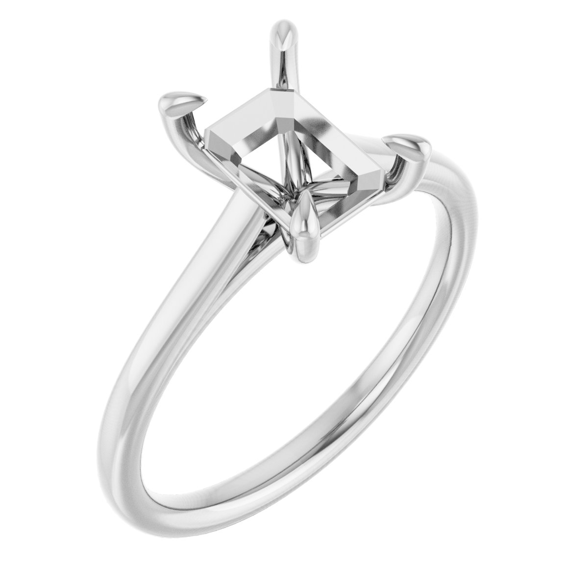 Claw-Prong Solitaire Engagement Ring