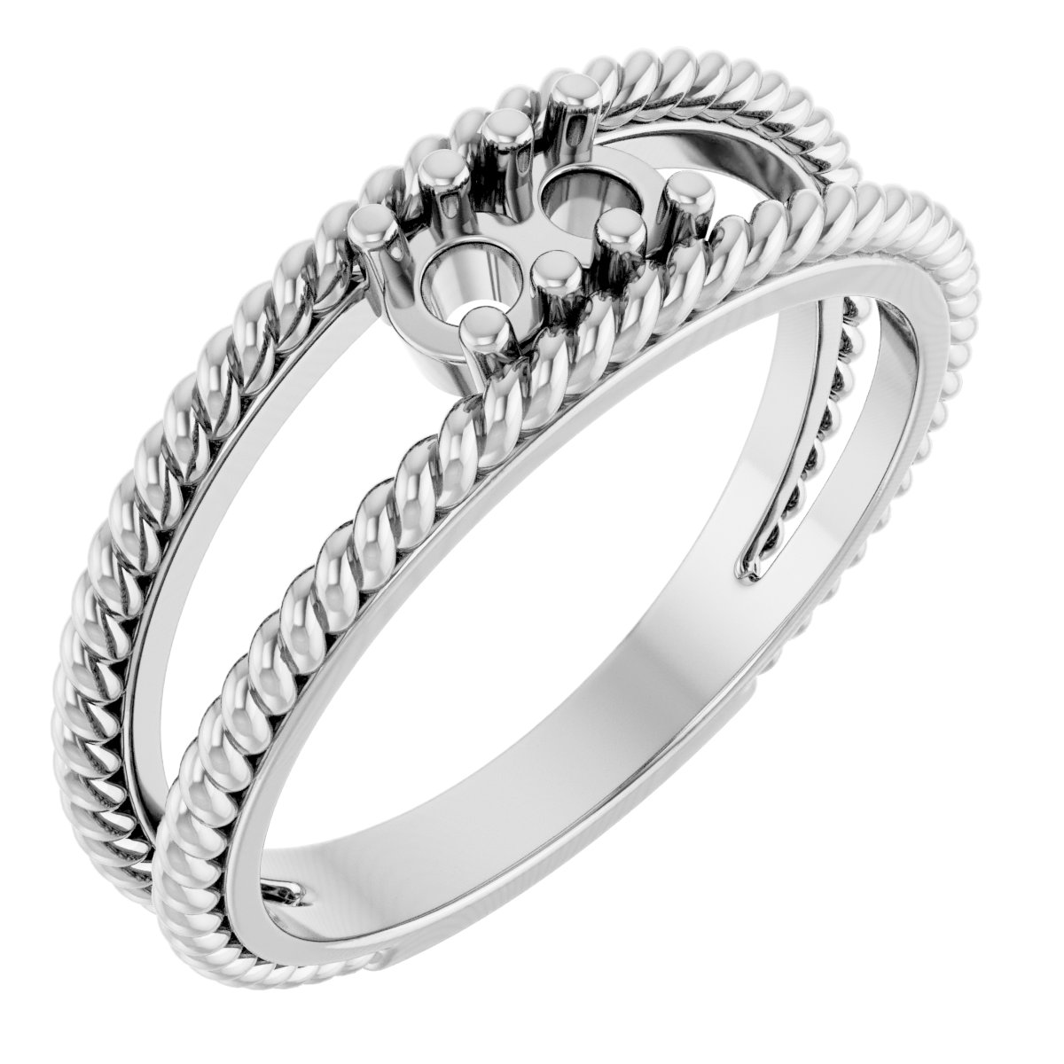 Family Negative Space Ring