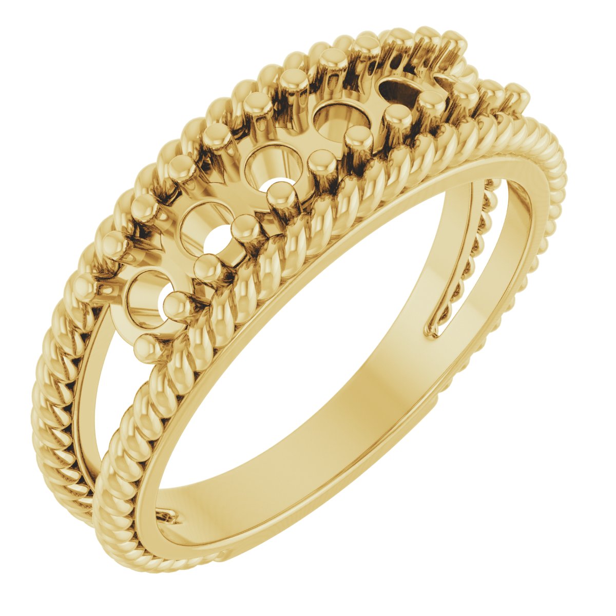 Family Negative Space Ring