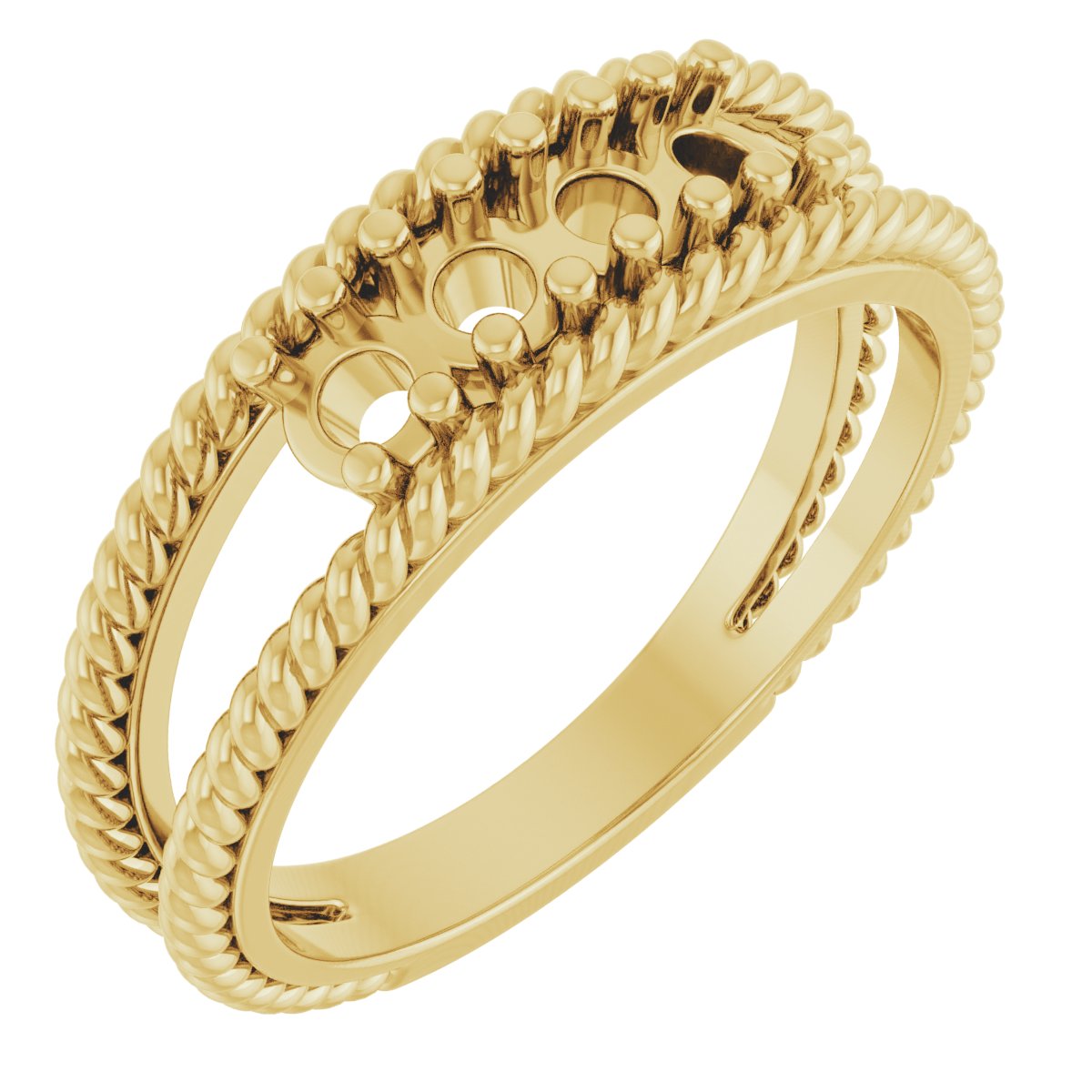 Family Negative Space Ring