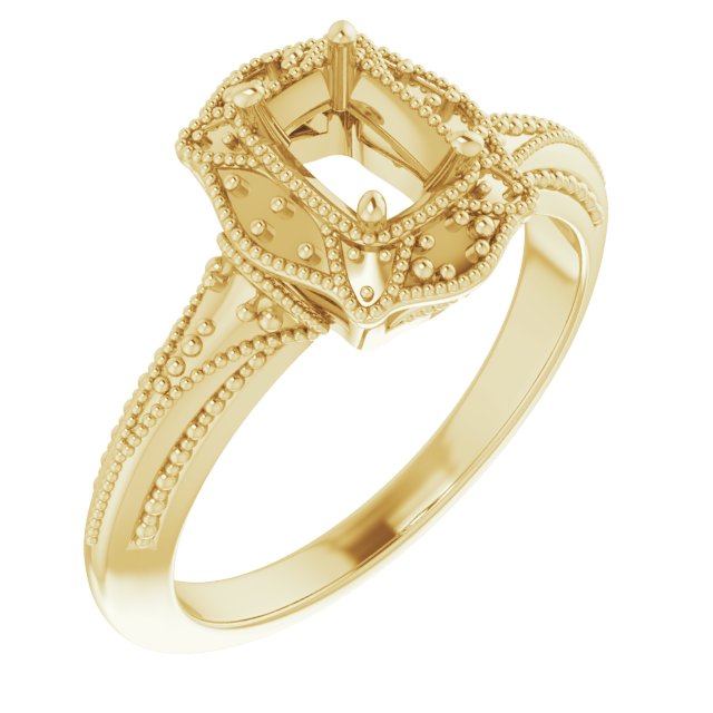 Vintage-Inspired Accented Ring