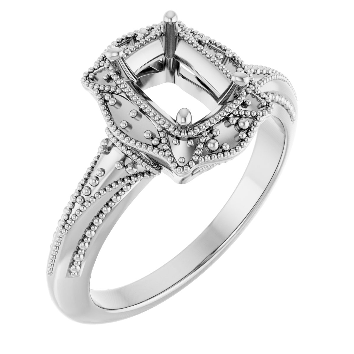 Vintage-Inspired Accented Ring