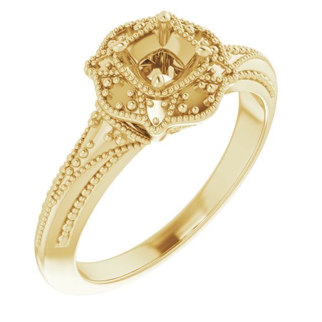 Vintage-Inspired Accented Ring