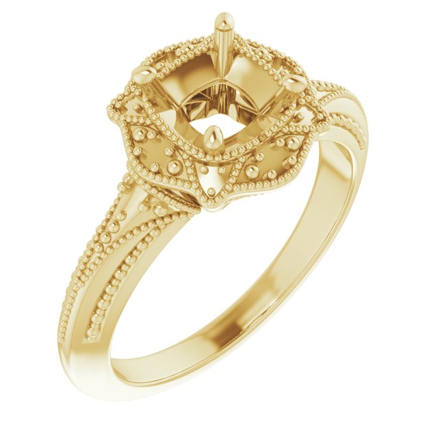 Vintage-Inspired Accented Ring
