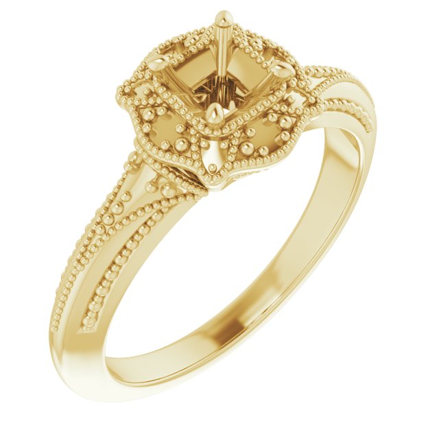 Vintage-Inspired Accented Ring