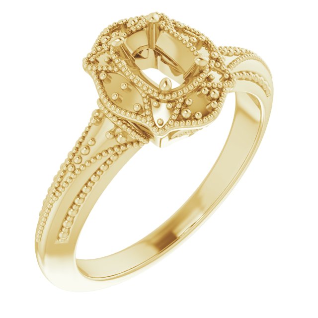 Vintage-Inspired Accented Ring