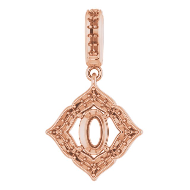 Halo-Style Clover Pendant