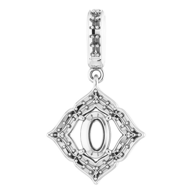 Halo-Style Clover Pendant