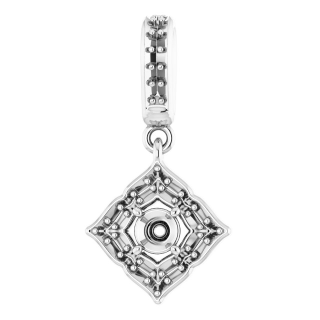 Halo-Style Clover Pendant